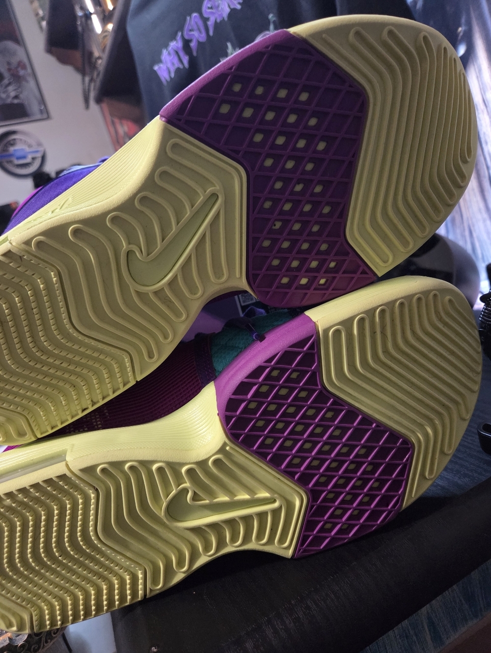 Nike LeBron Witness 8 VIII Basketball Shoes - Field Purple/Teal - Men’s 11.5 - Picture 7 of 13